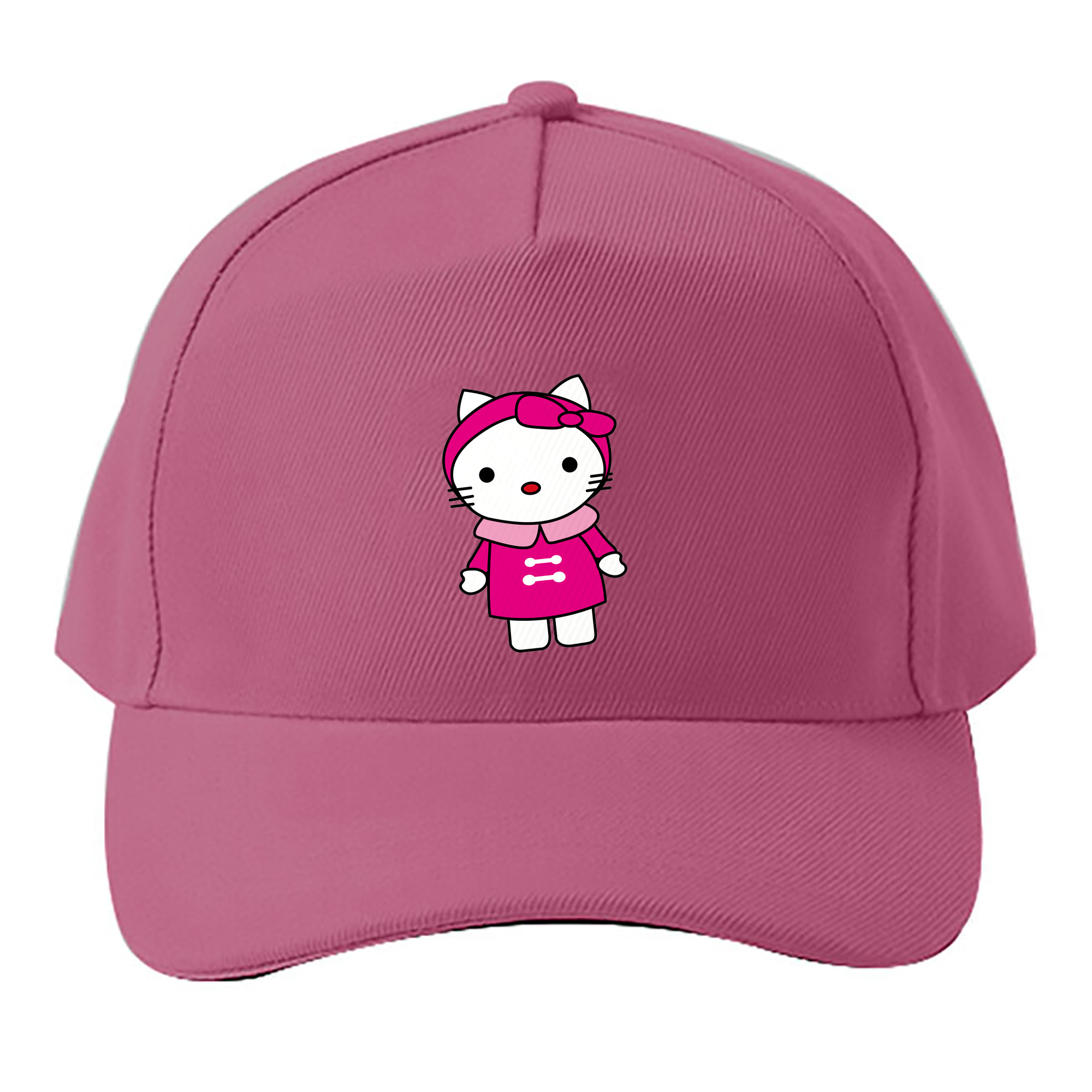 （画像用） Hello Kitty ハローキティ ベースボールキャップ 綿100％ 男女兼用 帽子 スポーツ